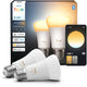 Ampoule LED intelligente Philips Hue A67, lumière blanche chaude à froide, culot E27, lot de 2