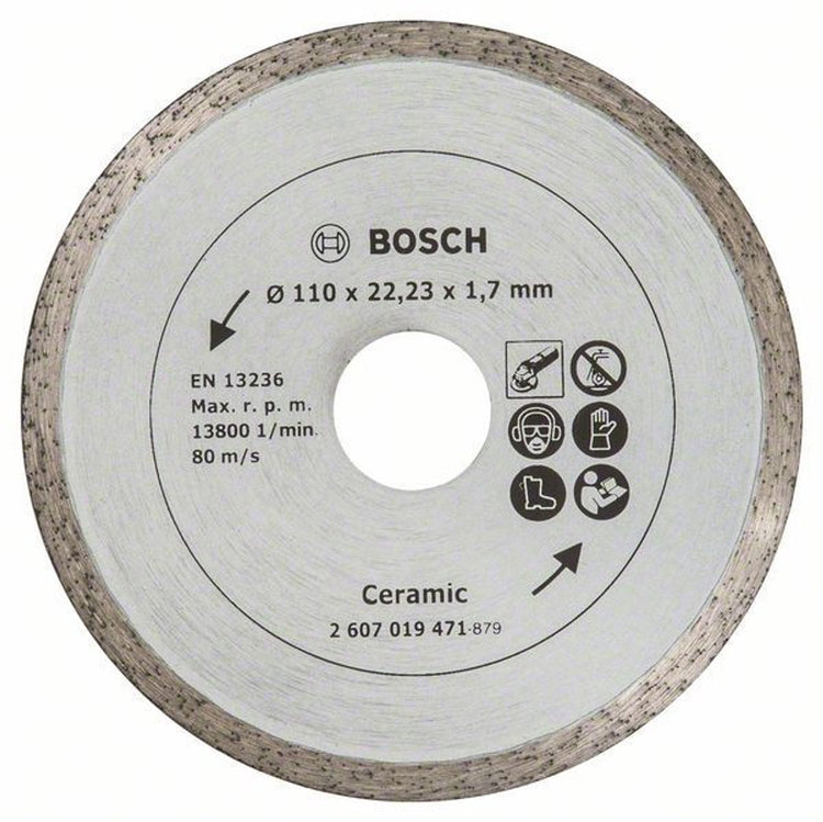 Disque diamant Bosch 110mm - carrelage