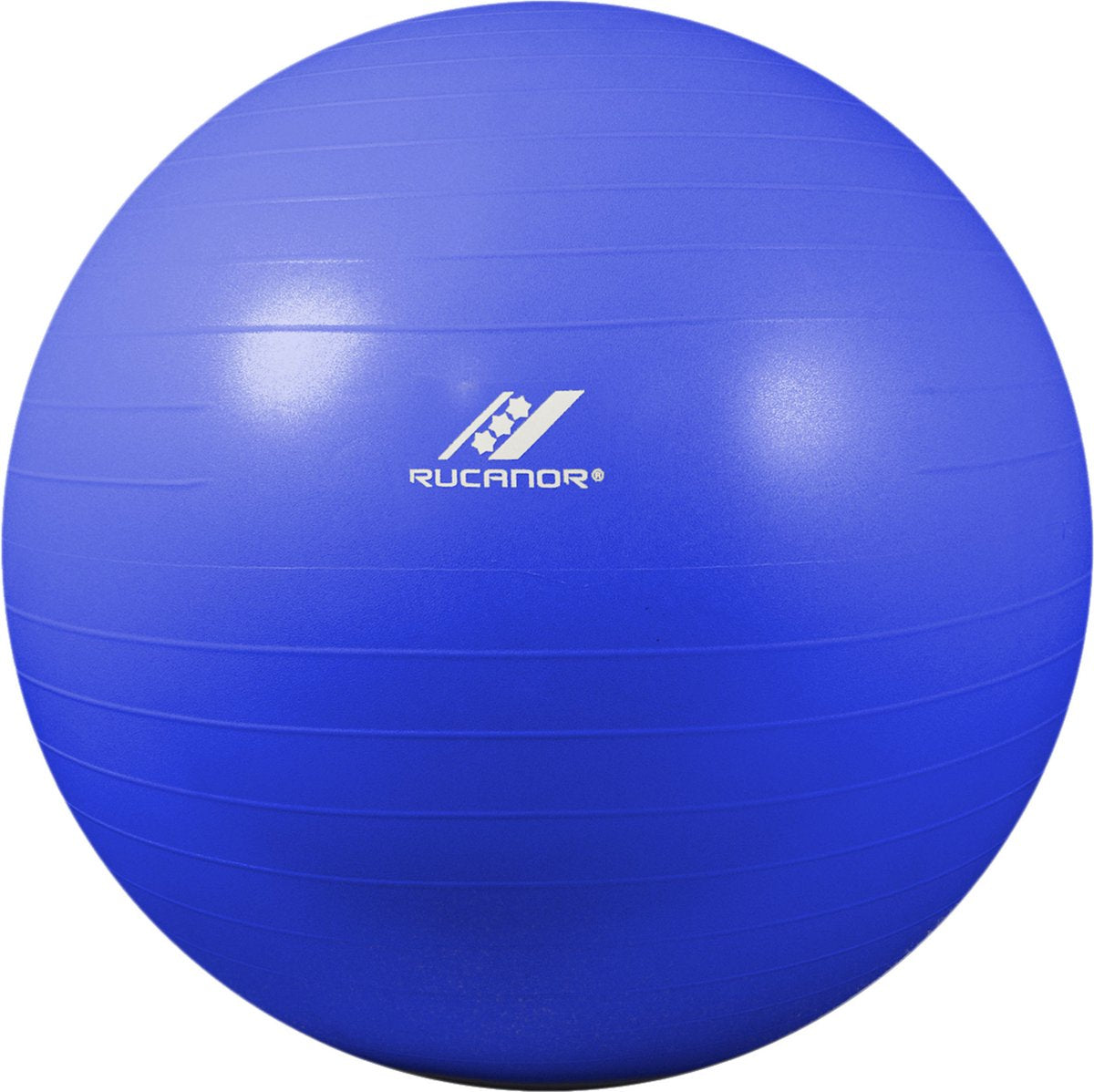 Rucanor ballon de gym fitness avec pompe à main 90 cm PVC bleu