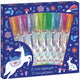 Janod - pays des rêves - 8 mini stylos gel licorne
