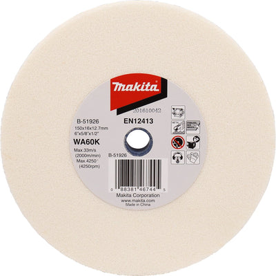 Accessoires Makita b-51926 | pierre à aiguiser 150x16x12,7mm | wa60k-b-51926