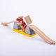 Bigjigs Rails en bois éclatés Bridge T-Rex Dino, 7dlg.