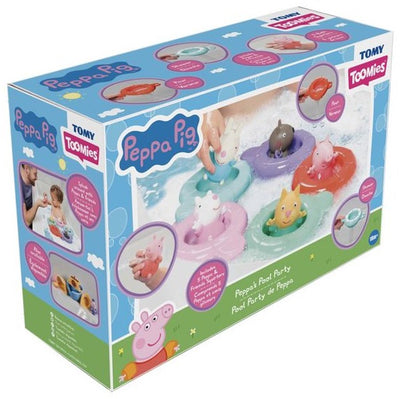 Jouets de bain Tomy Toomies Peppa Pig - Fête à la piscine Peppas - Jouets sensoriels.