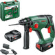 Marteau perforateur sans fil Bosch universalhammer 18v - 2,0 j - avec 2 batteries 18 v (2,5 ah) et chargeur - en coffret