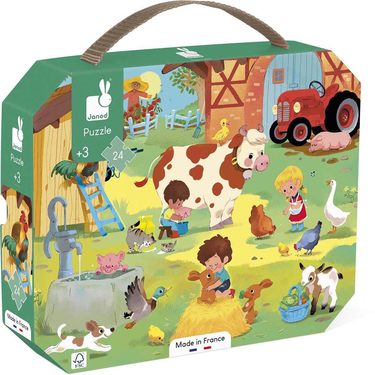 Janod - puzzle - à la ferme