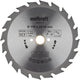 Wolfcraft - lame de scie circulaire 150x20mm - 20 dents - lame de scie pour scie circulaire - série verte - 6364000