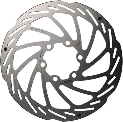 Bbb vélo frein à disque Power Stop disque de frein 6 trous bbs-111 - argent - 140 mm