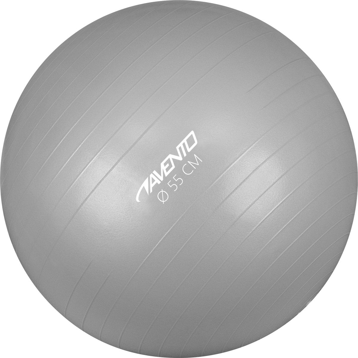 Ballon de gym Avento fitness - ø 55cm - argent