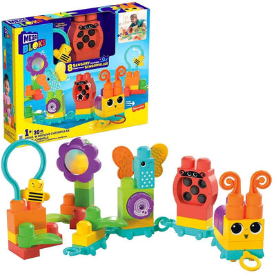 Mega Bloks Move 'n Groove Caterpillar Bouwset, 30dlg.