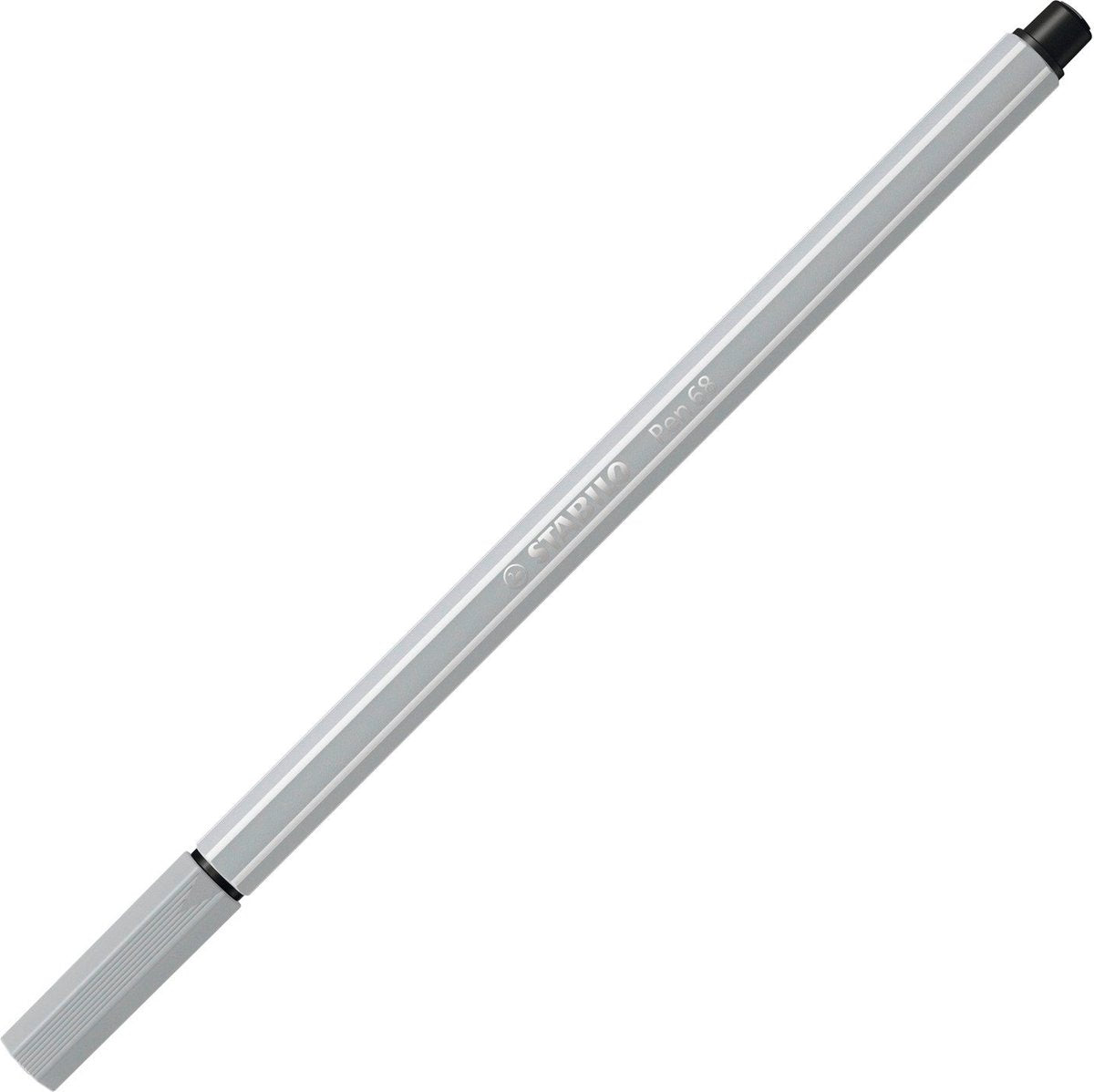 Stabilo Pen 68 Felt -Tip stylo clair gris froid (68 94)