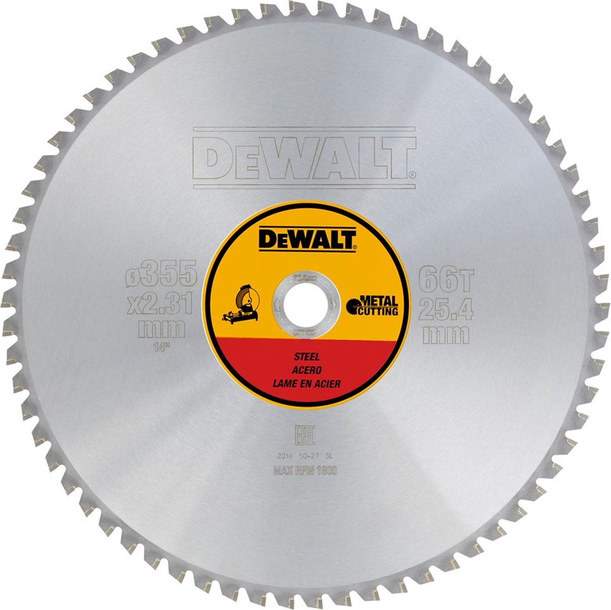 Série Dewalt - lame de scie circulaire en acier - 355 mm - 66 dents - précision et durabilité