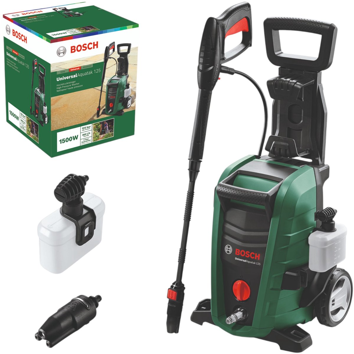 Nettoyeur haute pression universel Bosch aquatak 125 - filaire - 1500 w - 125 bar