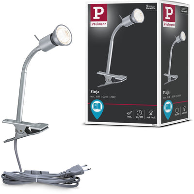 Paulmann spot à pince finja chrome mat 230v gu10