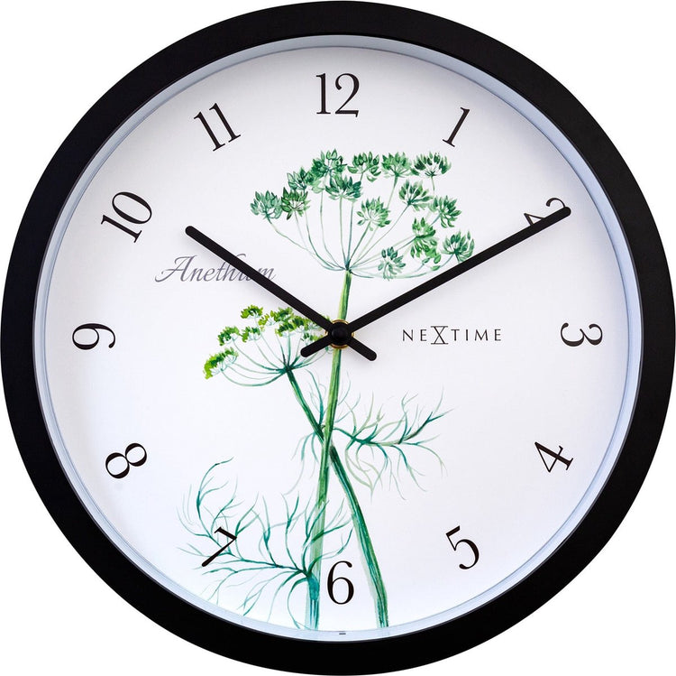 Nexttime anethium – horloge d'extérieur – 30,5 cm – métal – blanc – résistant aux intempéries