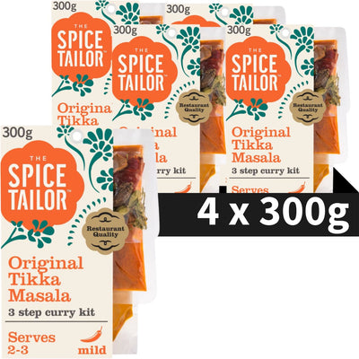 The Spice Tailor Original Tikka Masala - Curry indien - Forfait repas avec épices indiennes - Pack économique - 5 x 300 grammes