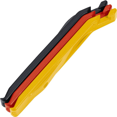Bbb cycling easylift - démonte-pneus de vélo - 3 pièces - rouge noir jaune - btl-81
