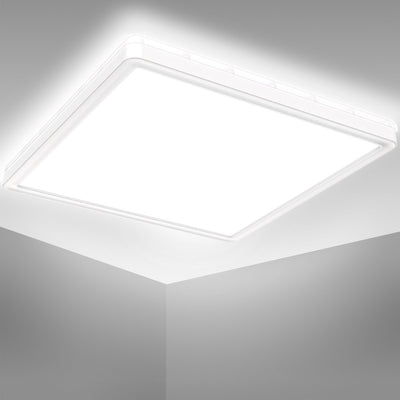 Briloner b.k.licht - éclairage de salle de bain LED - plafonnier de salle de bain - ip44 - lumière blanc neutre 4 000k - 18w - 29x29 cm