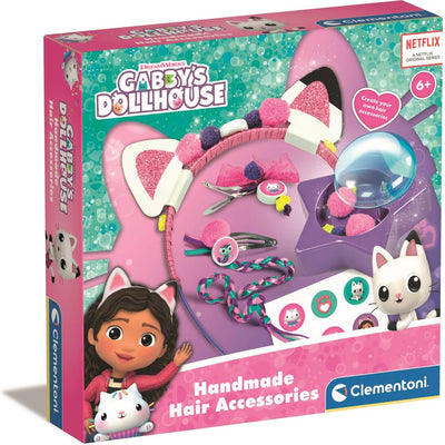 Ensemble d'accessoires de cheveux de Dollhouse de Clementoni Gabby