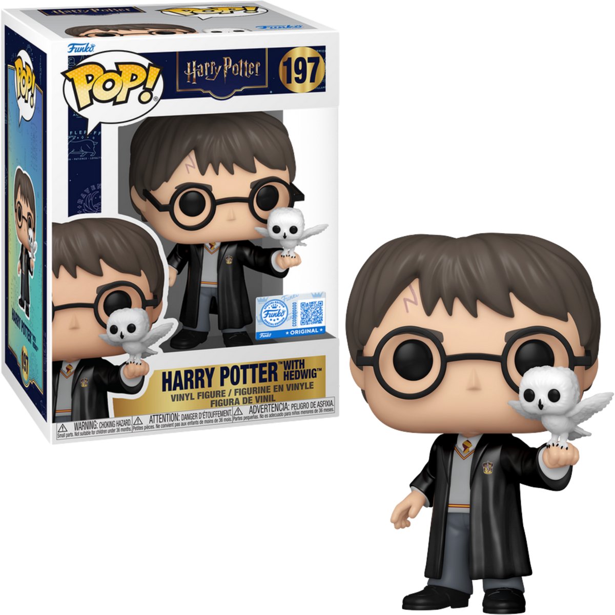 Funko-pop ! Harry Potter 197 Harry avec Hedwige exclusif