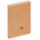 Walther nb521p-3 love - carnet - format din a5 - marron