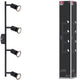 Projecteur Paulmann carolina gu10 230v max. 4x10w dimmable noir mat