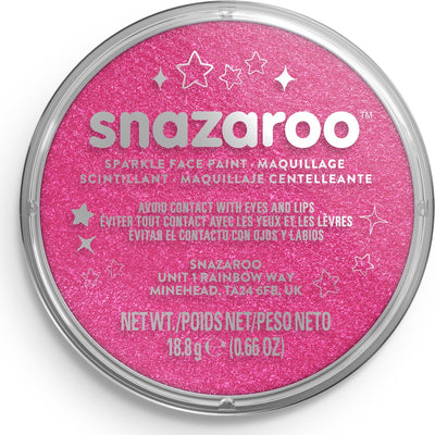 Snazaroo peinture pour le visage nacre 18 ml rose scintillant