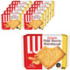 Lu petit beurre cookies biscuits au beurre 10 x 200g (24 x 8,3g) - biscuit au beurre - biscuit croustillant - biscuit à emporter - café - thé - travail - bouillon
