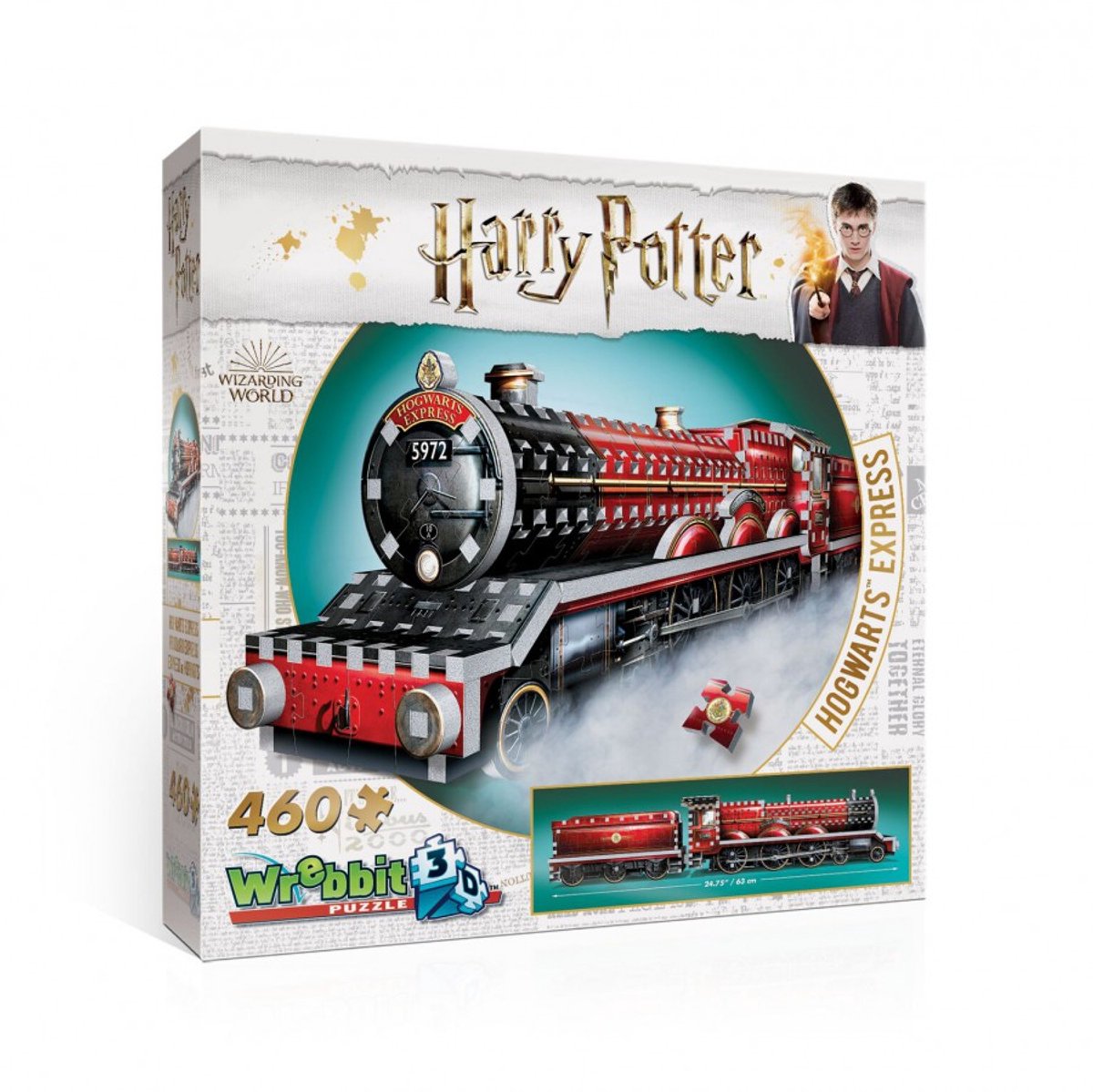 Puzzle 3D Wrebbit Harry Potter Poudlard Express 460 pièces