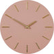 Horloge murale décorations Mica - or rose - d36 cm - aluminium - horloge murale - ronde