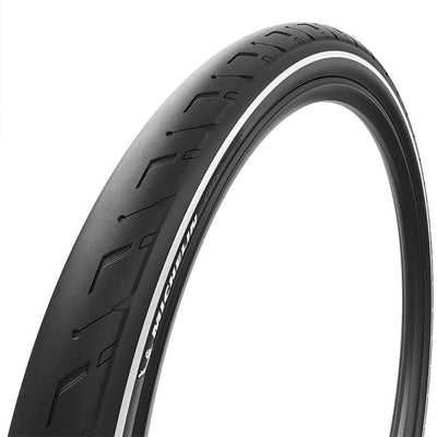 Pneu Michelin 28” – city street – prêt pour vélo électrique – pneu à pneu – taille etrto : 55-622 – noir