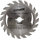 Wolfcraft - lame de scie circulaire 130x16mm - 20 dents - lame de scie pour scie circulaire - série argent - 6456000