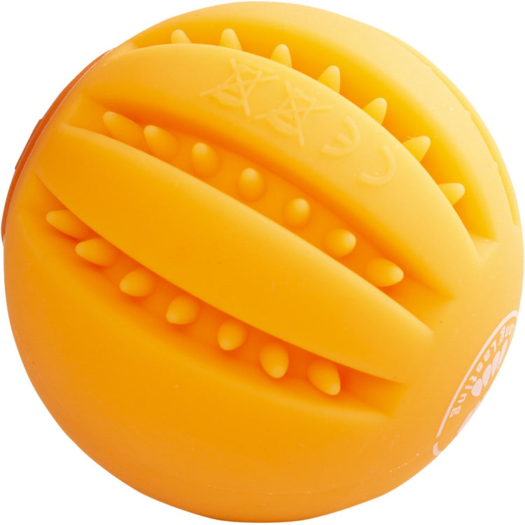 Duvo plus - jouets pour animaux - chien - boule flash LED 6,4x6,4x6,4cm orange - 1pc
