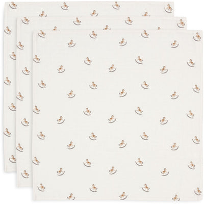 Jollein - tissu hydrophile petit 70x70cm - torchons - coton doux - 3 pièces - balade nostalgique