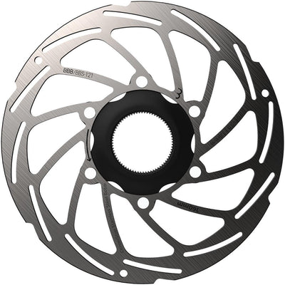 Bbb vélo frein à disque arrêt central disque de frein à verrouillage central bbs-121 - argent - 160 mm