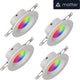 Nanoleaf smart downlight eu - éclairage intelligent - WiFi - 16 millions de couleurs - 76 mm - pack de 4 - blanc