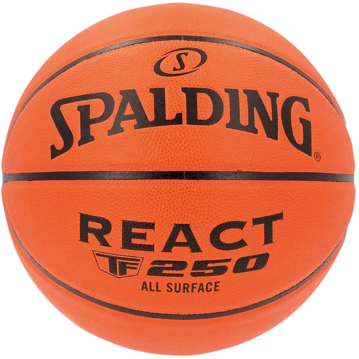 Ballon de basket Spalding React TF-250 taille 7 - intérieur extérieur