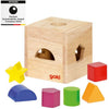 Cube de tri en bois goki avec blocs