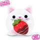 Peluche Snackles valentines edition 8 pouces (chaton avec fraise chocolat)