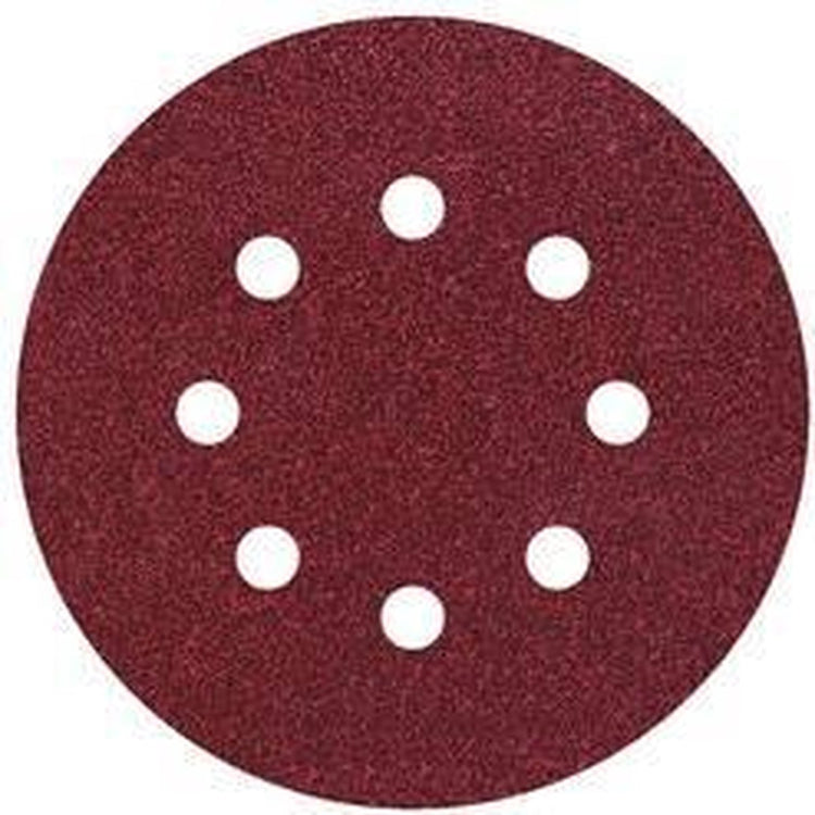 Wolfcraft - jeu de papier de verre 125mm - 25 pièces - grain 80 120 240 - pour ponceuses excentriques - 2259100