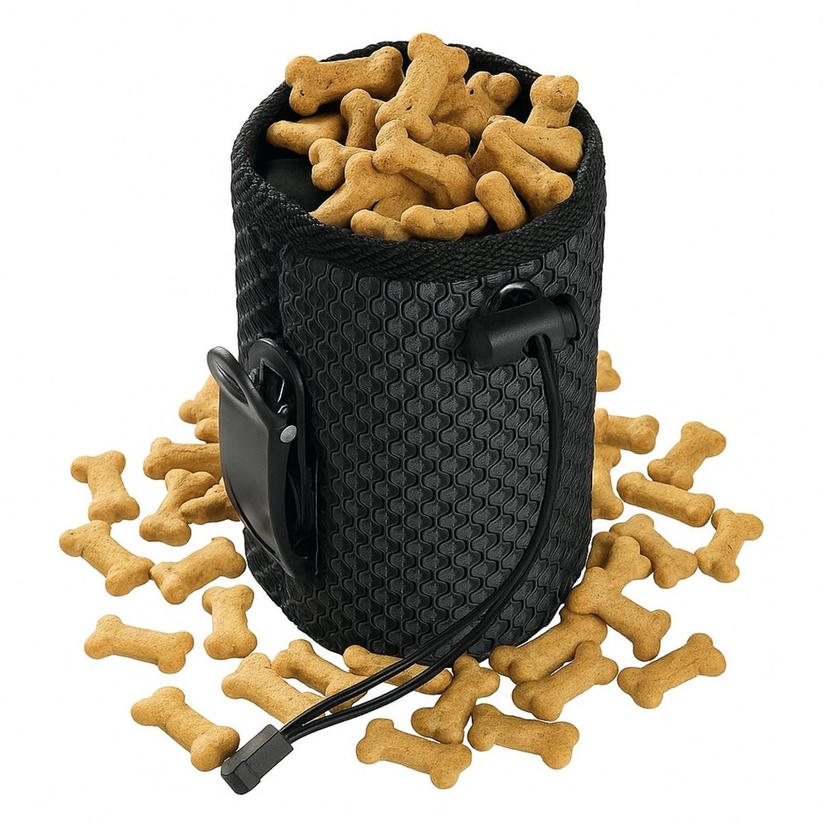 Mallette Hunter basic idéale pour la nourriture et les récompenses des animaux anthracite