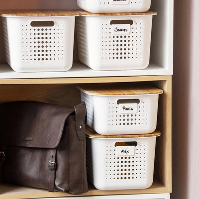 Smartstore - couvercle de panier bambou - bambou - marron