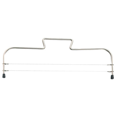 Coupe-gâteau Westmark avec 2 fils de coupe dentelés, acier inoxydable, longueur : 32 cm, simplex duo, argent, 71602270