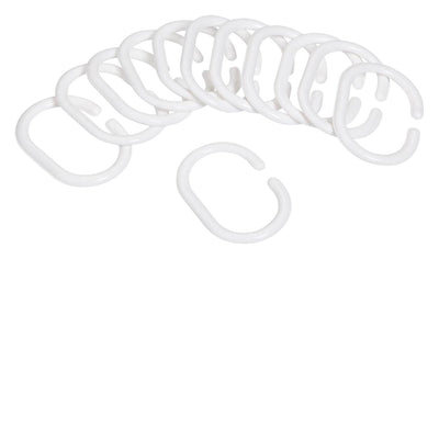 Differnz spirella - anneaux de rideau de douche - blanc