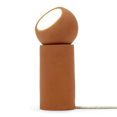 Serax - lauren van driessche terra light - lampe de table s - marron terre cuite - 12 ø - h 29,00 cm - 2,50kg