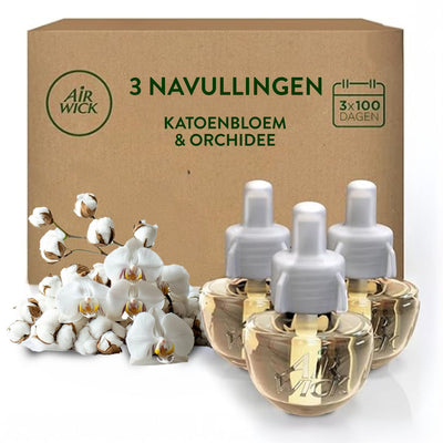 Désodorisant électrique Air wick - linge frais - 3 recharges