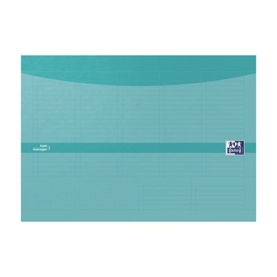 Planificateur hebdomadaire du gestionnaire de tâches Oxford a4 60 feuilles carnet aqua pour les tâches