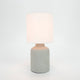 Lampe de table Eglo bellariva - e14 - 32 cm - gris blanc