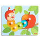 Haba puzzle incrustation chenille mina