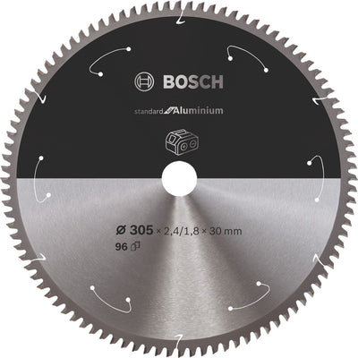 Bosch standard pour lame de scie circulaire aluminium 305 x 2,4 x 30 mm 96 dents (2608837782)