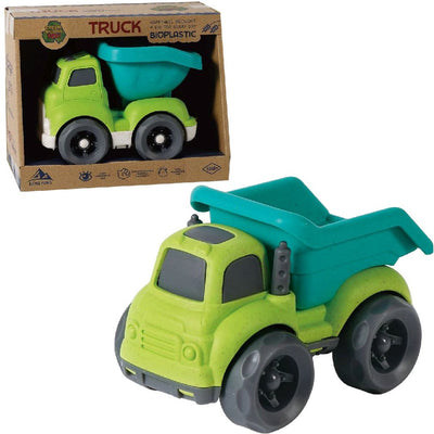 Camion benne bioplastique sans marque 18 cm vert